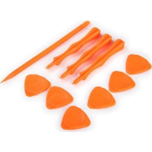 JM-OP11 Black Portable Straight Bent Tweezers Plastic Anti-static Tweezers Tool Kit for iPhone Repair Hand Tools