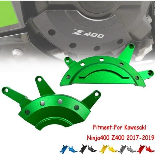 For Kawasaki Ninja 400 Z400 2017 2018 2019 Motorcycle Accessories Engine Guard Side Stator Case Guard Protector CNC Aluminum