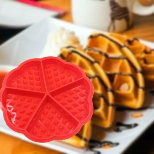 Silicone Waffle Mold Maker Cafe Muffin Bakeware Cooking Tools Kitchen Supplies Supplies Kitchen Cooking Tools23