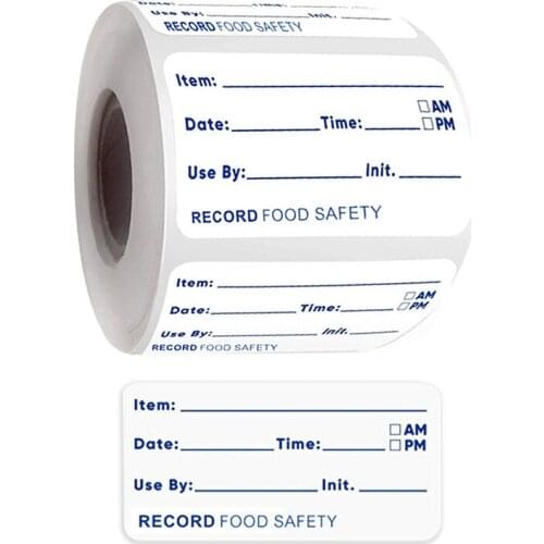 Hot Sale 500pcs/roll Kitchen Sticker Refrigerator Freezer Food Storage Date Content Label Easy Practical Home Supplies Wholesale