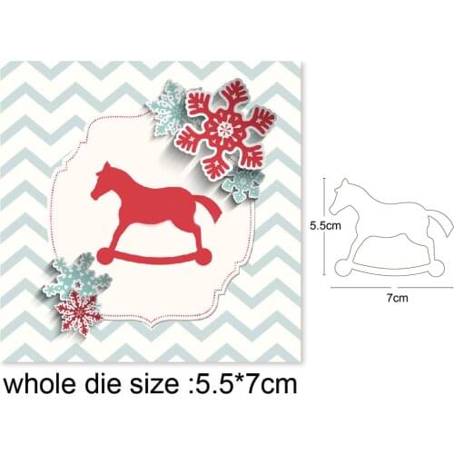 Metal Cutting Dies Stencils Trojan deer 2020 new craft Scrapbooking Photo Album Decoration Embossing Paper Card making die cut