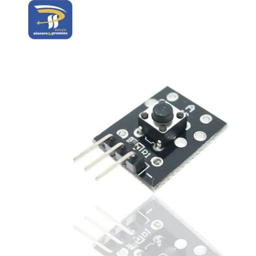 KY-004 3pin Button Key Switch Sensor Module for Arduino Diy Starter Kit 6*6*5mm 6x6x5mm KY004