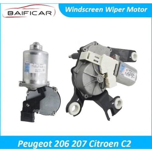 Baificar Brand New Quality Windscreen Wiper Motor Front Rear Windshield Washer Cleaner For Peugeot 206 207 Citroen C2