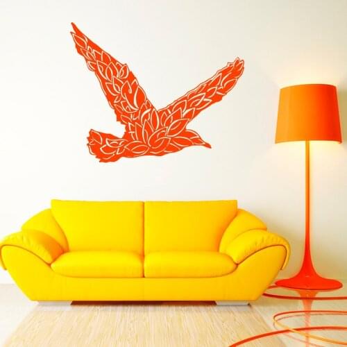 Bird Doodle Wall Decal Rural Style Kids Nursery Stickers Bedroom Living Room Nature Animals Wings Childrens Art DIY MuralSYY301