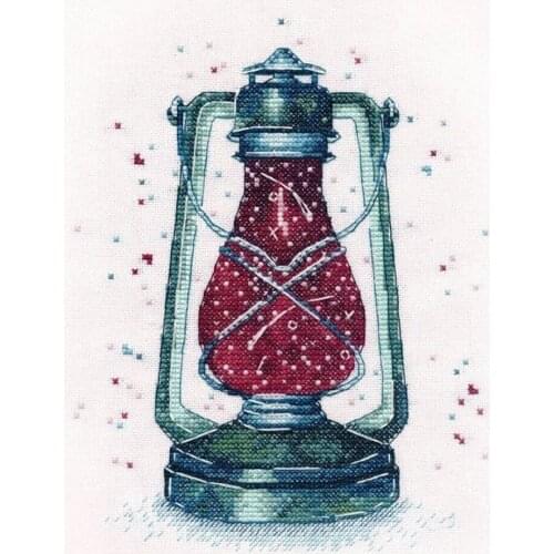 Cheap Needlepoint Mysterious Light Hand Embroidery Cross Stitch Designs with 100% Cotton Flosses & Free Shipping for Home Decor