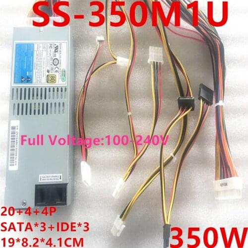 New PSU For SeaSonic APFC F0 80+ 1U NSC-800/810/810A 350W Power Supply SS-350M1U