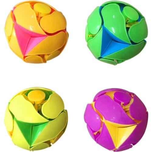 New Hand Toss Color Ball Double Color Change Ball Decompress Children Toys Fun Interactive Toys