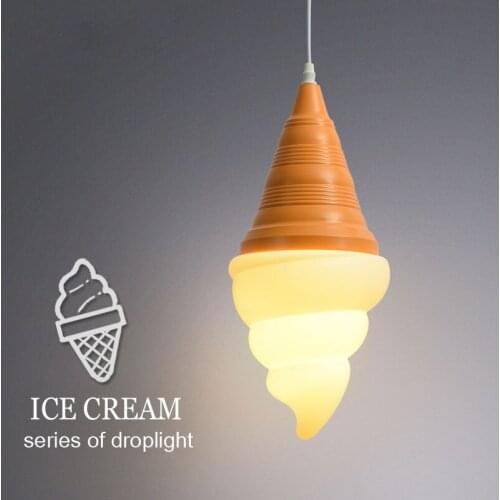 Ice Cream Pendant Lights for Dining Room Restaurant Coffee Bar Decoration Modern Led Lighting Fixtures Bedroom Creative Hanglamp