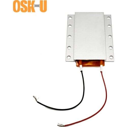 12V 73x63x7mm Thermostatic PTC Heating Element 60/80/100C Constant Temperature PTC Heater Element for Yogurt Machine