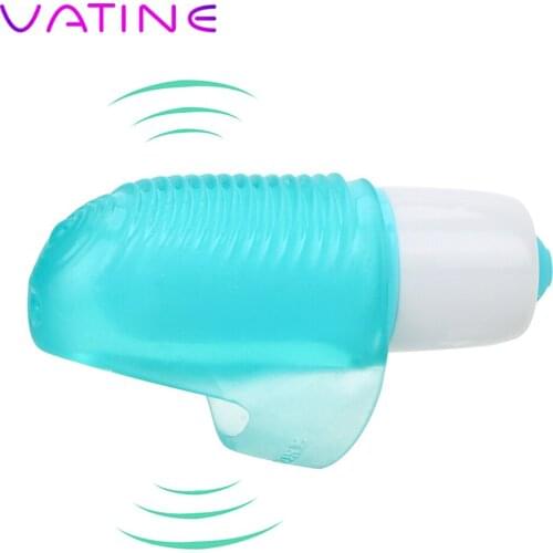 VATINE Finger Vibrator Waterproof Powerful Vibrating Critical Mute G-Spot Sex Toy for Woman Massager Clitoris Vaginal Stimulator