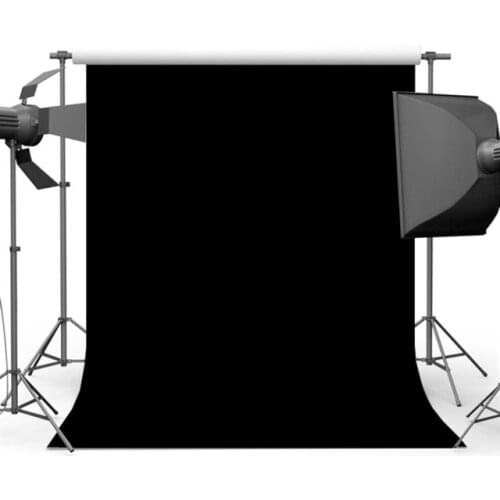 Photo Backdrop Vinyl Solid Color Black Background for Photography Portrait Photo Backdrop Booth Studio Props Photo Background