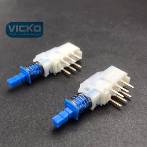[VK]ORIGINAL JAPAN ALPS key switch button switch directly double row 6 foot 6 pin bomb without lock unlock