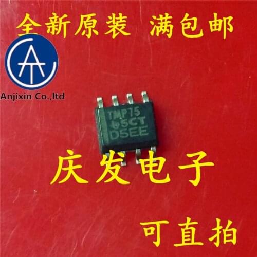 10 PCS 100% orginal new 100% quality real stock new and original TMP75AIDR silk-screen TMP75 SOP8 chip temperature management