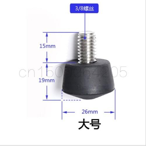 Hotography accessories 3/8 Anti-slip Rubber tripod spike for tripod/monopod foot