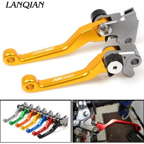 CNC Pivot dirt Bike Brake Clutch Lever Handle For suzuki RMZ 250 RMZ250 2007-2016 2008 2009 2010 2011 2012 2013 2014 2015