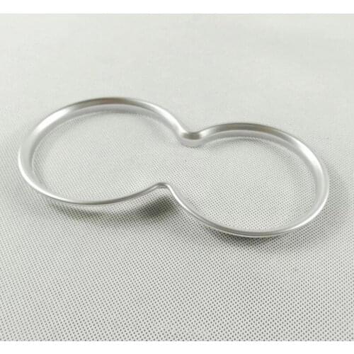 For Renault Kadjar 2016 2017 2018 2019 Interior Accessories Water cup holder panel trim Cover ABS chrome Matte Car Styling