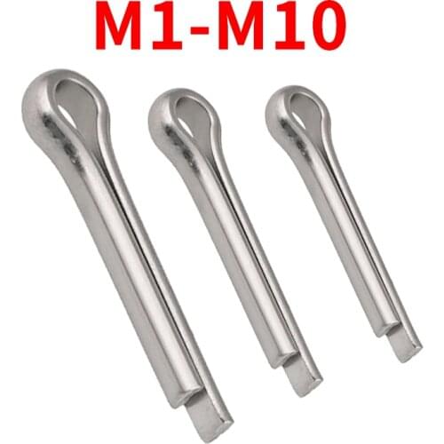 GB91 M1 M1.2 M3 M4 M5 M6 M8 M10 Cotter Pin Split 304 Stainless Steel