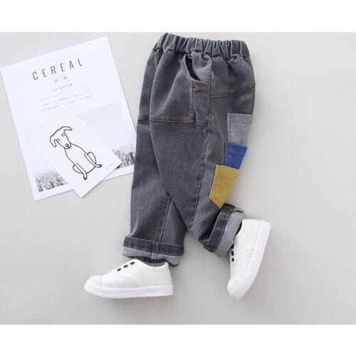 Jchao New Fashion Boys Jeans Pants 2020 Spring Autumn Long Denim Trousers Korean pocket Style High Quality baby Boy Jeans 1-5Y