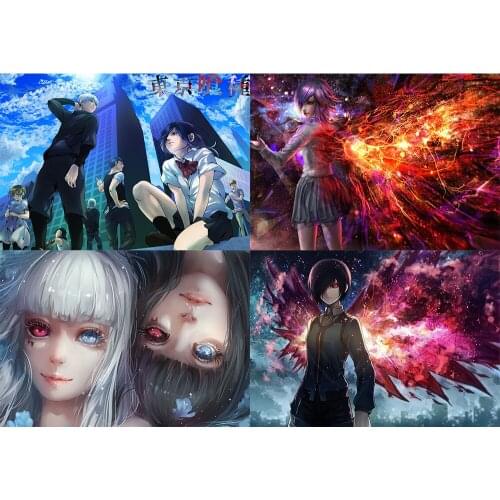 Diamond Painting Tokyo Ghoul Diamond Inlaid Diamond Mosaic DIY Full Diamond Embroidery Home Decoration