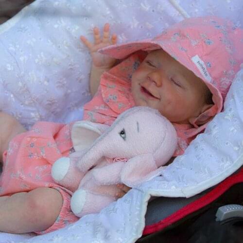 Hoomai 20 Inch Reborn Baby Dolls Soft Silicone Body Cute Girl Toy Baby Dolls Autum New Childrens Day Present