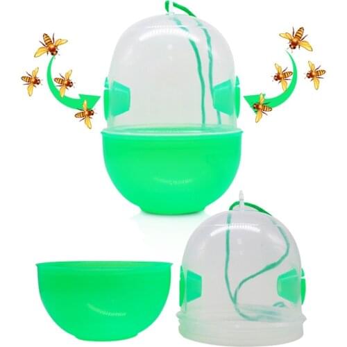 Reusable Garden Wasp Trap Kills Pest Fly Killer Reject Asian Hornet Catcher Hanging Killing Anti Bee Yellow Jacket Yellowjacket