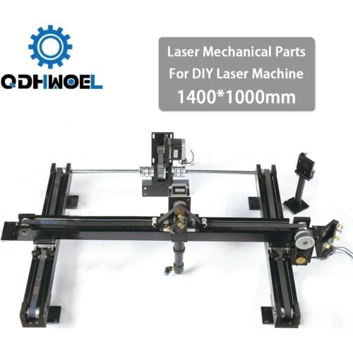 DIY Co2 Laser Engraving Cutter Parts Set 1400*1000mm Size Mechanical Laser Spare Parts Kit