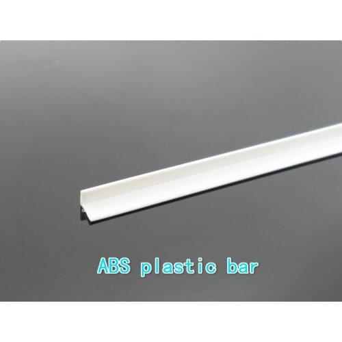 Angle ABS angle angle 4*4mm plastic profiles model building materials DIY model toy plane frame L type bracket