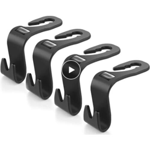 Universal Car Seat Back Hooks Interior Portable Hanger Holder Car Accessories Storage For Car Bag Purse Cloth Home Decoration