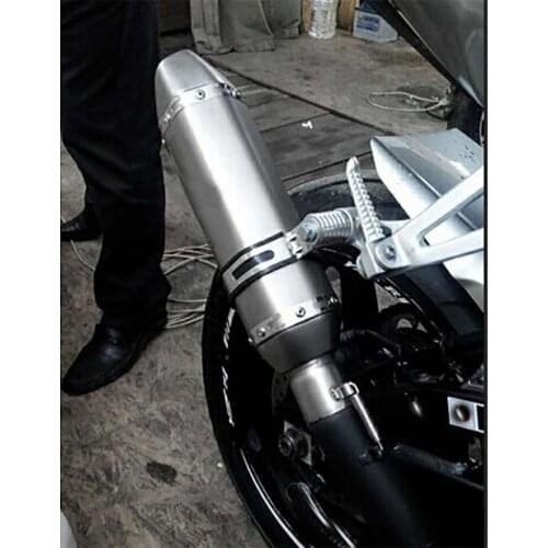 Universal Motorcycle Dirt Bike Exhaust Escape Modified Scooter Exhaust Muffle Fit for Most Motorcycle ATV R3 R6 FZ6 R1