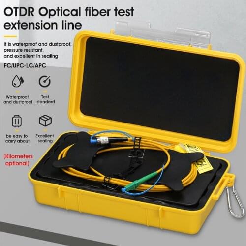 FC/UPC-LC/APC OTDR Dead Zone Eliminator,Fiber Rings ,Fiber Optic OTDR Launch Cable Box 500M 1Km 2Km SM 1310/1550nm