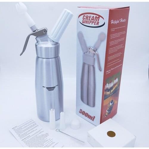 High Quality 500ML Aluminum Cream Whipper With Metal head