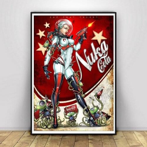 Nuka Cola Girl By Jamie Tyndall Japanese Anime poster Anime Poster Japanese New Fan Drama Comic Cover Art Canvas Gift Artwork