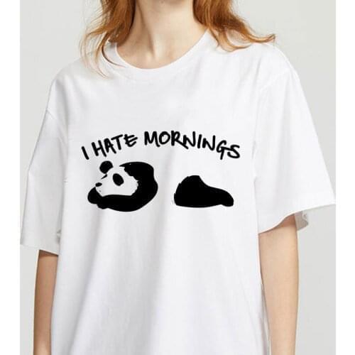 Women Graphic Cute Summer O-neck 90s Style Casual Fashion Aesthetic Panda Cartoon Print Female Clothes Tops Tees Tshirt