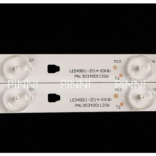 1set=4pieces for LE40F3000W LK400D3HC34J Led backlight JVC LT-40E71(A) LED40D11-ZC14-03(B) 30340011206 11lamps