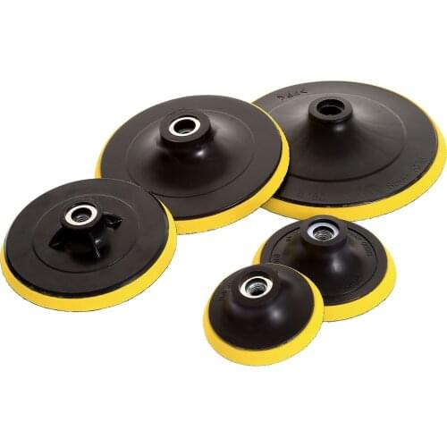 1PC 3/4/5/6/7 inch Backing Buffing Polishing Pad Backer Plate Angle Grinder Wheel Sander Paper Disc Car Polishing M10 Thread