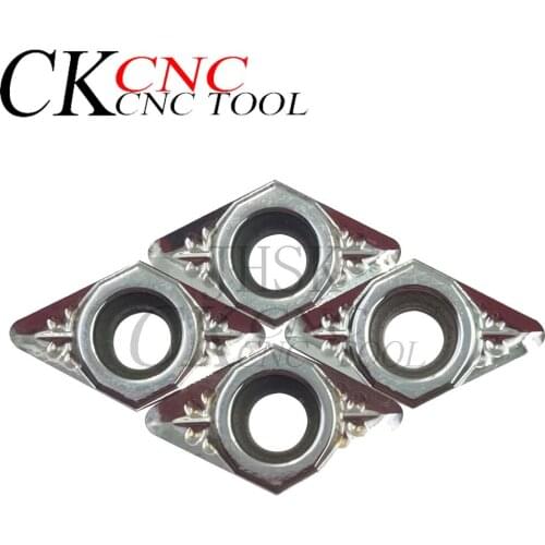 10pcs DCGT070208-AK H01 Aluminum Inserts turning tools Cutter lathe Alloy DCGT070208 CNC Lathe Tool Aluminum Processing