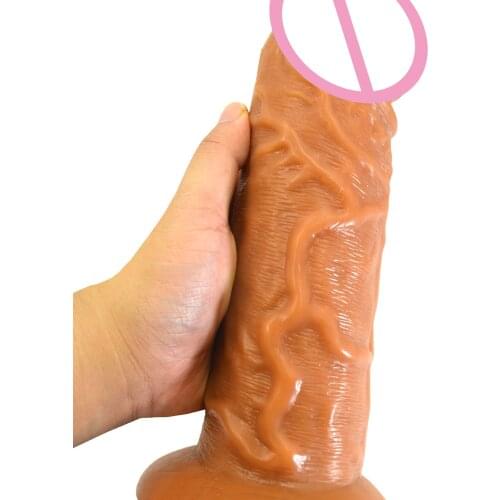 25*6.5cm Erotic Huge Dildo With Suction Cup Male Artificial Penis Female Masturbator Adult Sex Toys Godemichet Sex Products