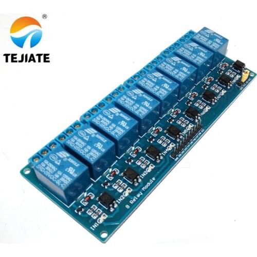 5V 8 channel relay module with optocoupler. Relay Output 8 way relay module