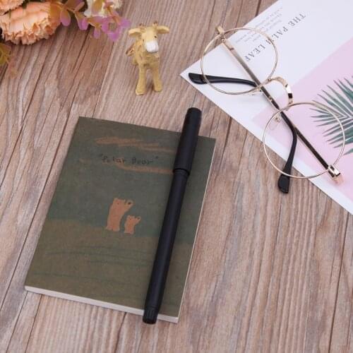 W3JD Notebook Blank Page Painting Paper Book Journal Diary Notepad Memo Pads Supplies
