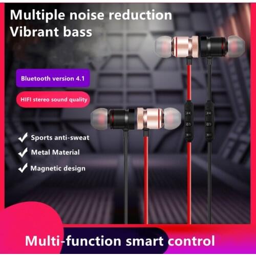 Bluetooth Earphone Wireless Headset Stereo Headphones Sports Magnetic Earphones for Xiaomi 7 8 9 for Redmi Note 7 8 K30 K20 Pro