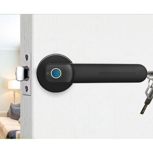 Home Office Quick Unlock Electronic Bedroom Sensitive Fingerprint Smart Biometric USB Apartment Security Door Lock Anti Theft