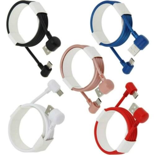 Micro USB Cable For iPhone Samsung S7 Huawei Xiaomi Redmi 1M 2M 3M Fast Charging Type C Data Sync Cables 90 Degree Elbow Cord