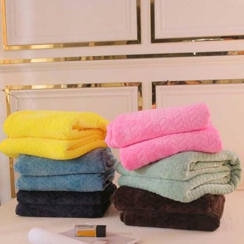 27 Solid Color Yellow Pink Winter Warm Coffee Green Camel Throw Blanket for Sofa Travel Bedspread Bedding