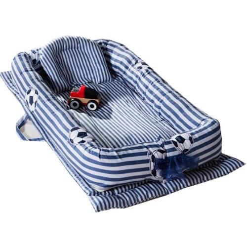 Portable Baby Crib Infant Cots Nursery Sleep Nest Newborn Bassinet Baby Carry Bumper Artifact Foldable Bionics Unpick Wash Bed