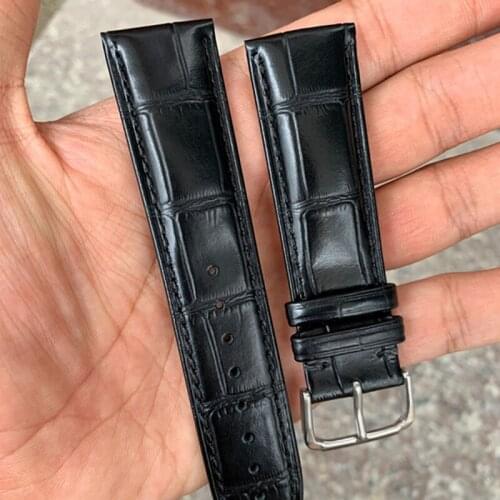 Universal Oil Wax Cowhide Watch Srtap High Quality Watch Belt Writst Watch Band Durable Leather Unisex 18/19/20/21/22mm