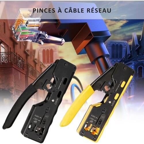 6P8P Dual-purpose Network Tool Crimping Wire Network Cable Pliers Modular Connector Ethernet Cable Crimping Tool