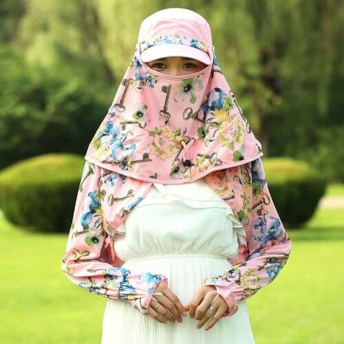 Sun hat sun-shading female male folding flower fashion female sunhat floral pattern spring and summer thin cotton hats