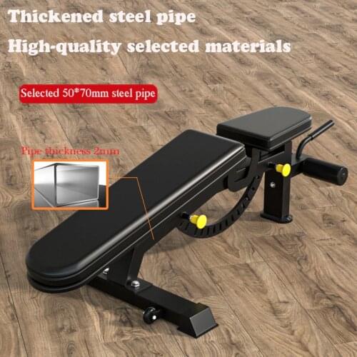 Gym Commercial Fitness Equipment Strengthen Thicken 13 Height Adjustable Mens Fitness Chair Dumbbell Stool