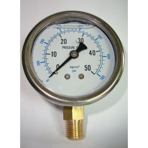 Stainless steel YN-60 shock-proof pressure gauge ,oil pressure gauge, 10KG/100KG//150KG/200KG/250kg Hydraulic pressure gauge