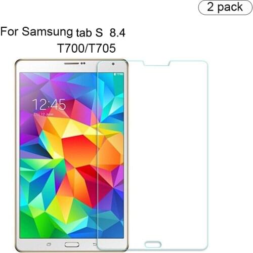 2.5D 9H Premium Tempered Glass Screen Protector For Samsung Galaxy Tab S 8.4 T700 T705 Toughened Protective Film